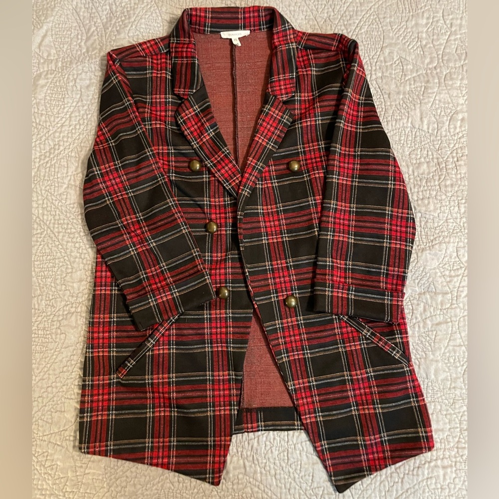 Plaid Blazer
